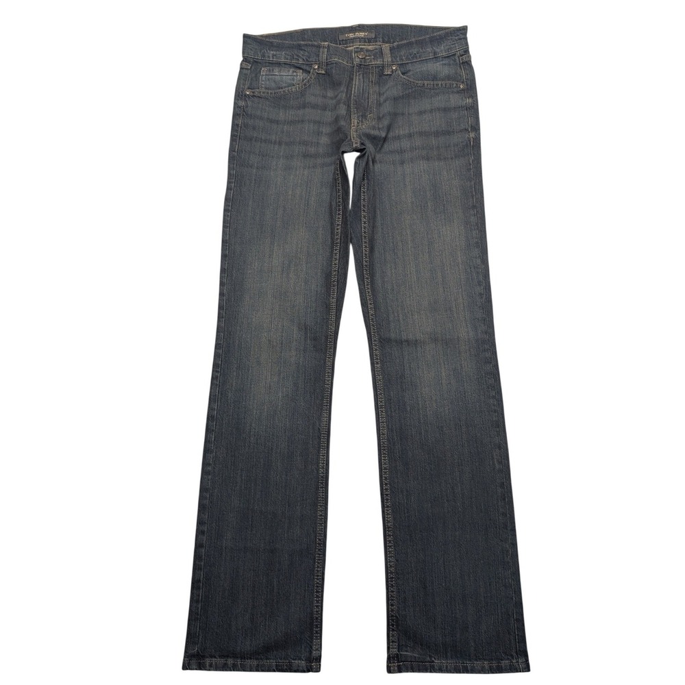 Cody James Straight Leg Jeans Mens 34x36 Dark Blue Wash Stretch Western Denim